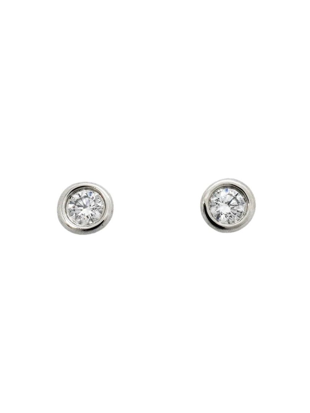 Tiffany & Co Earrings by the Yard Platinum Diamond